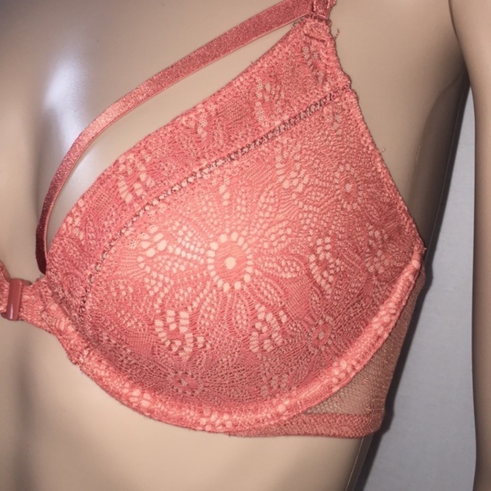 LAST ONE Victoria’s Secret Very Sexy Unlined Demi Front Close Bra Size 32B - Picture 3 of 13